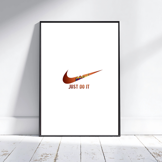 JUST DO IT BARÇA WHITE