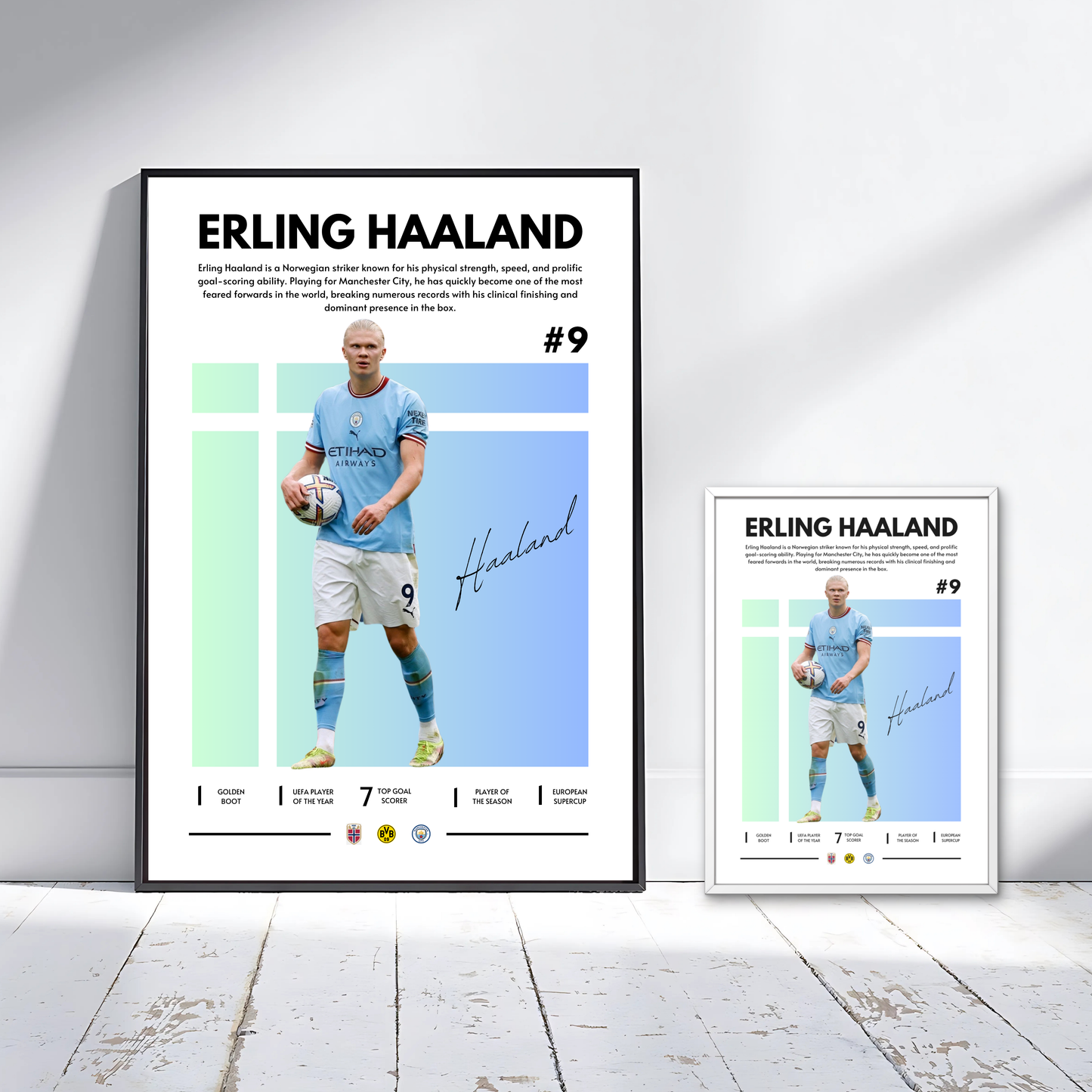 ERLING HAALAND MAN CITY COLOUR