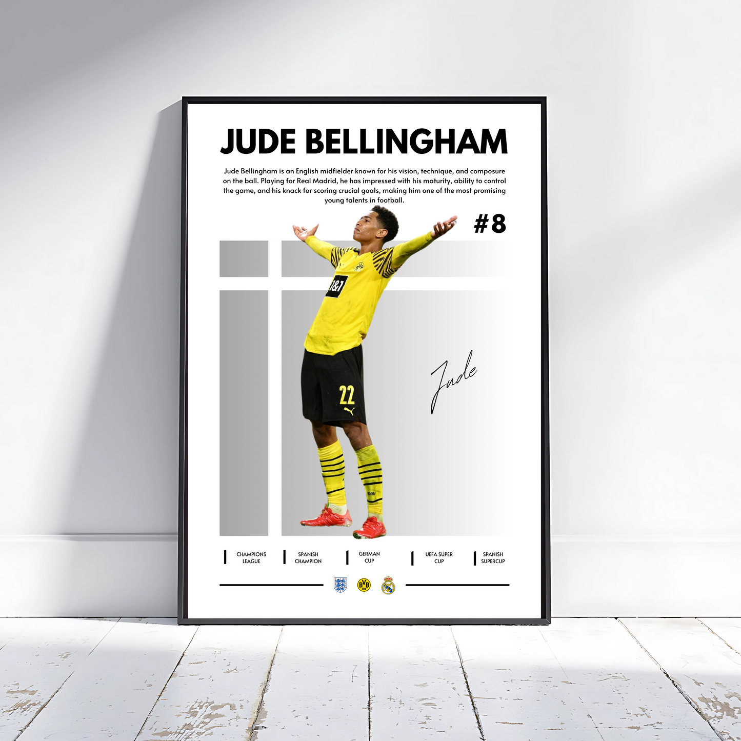 JUDE BELLINGHAM DORTMUND GREY