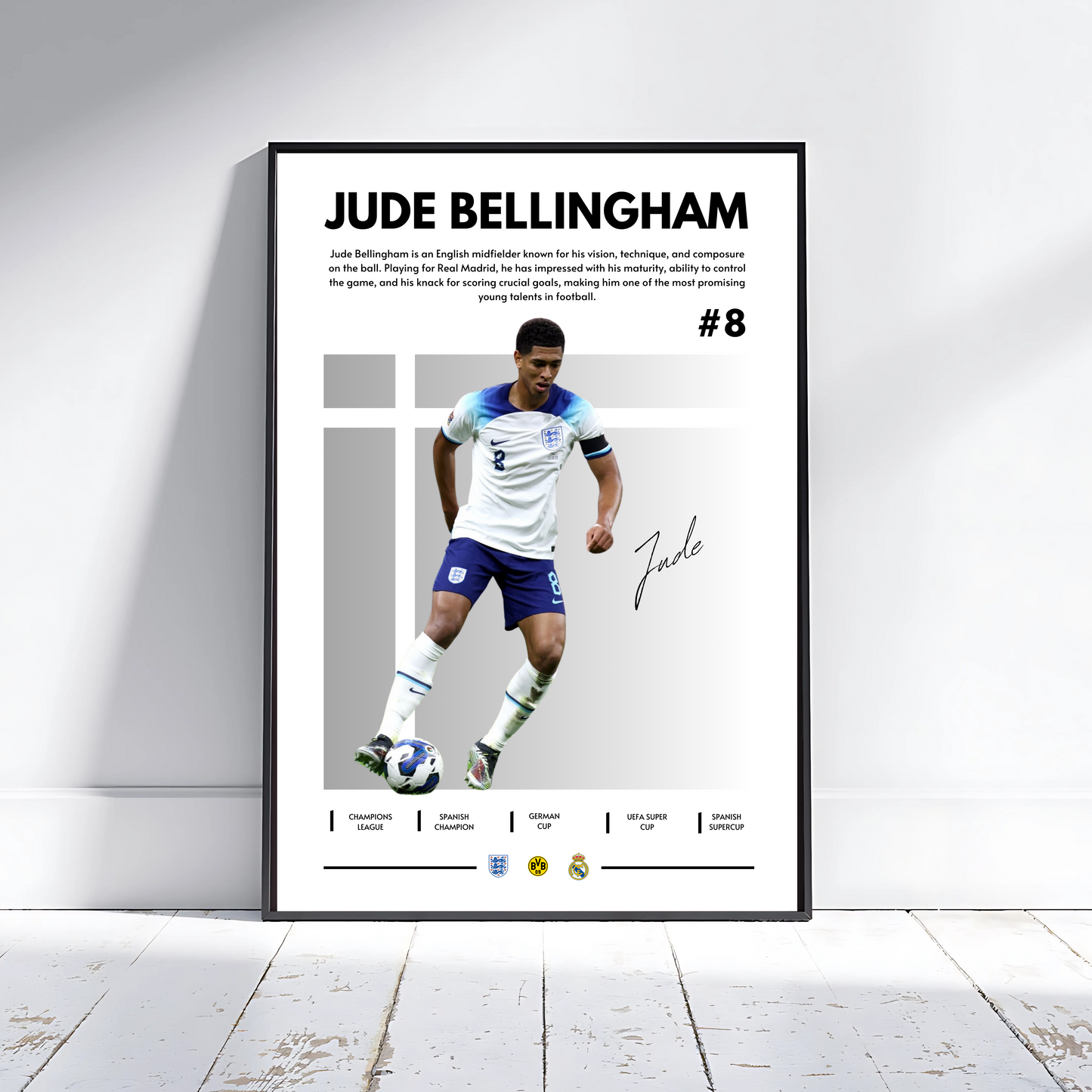 JUDE BELLINGHAM ENGLAND GREY