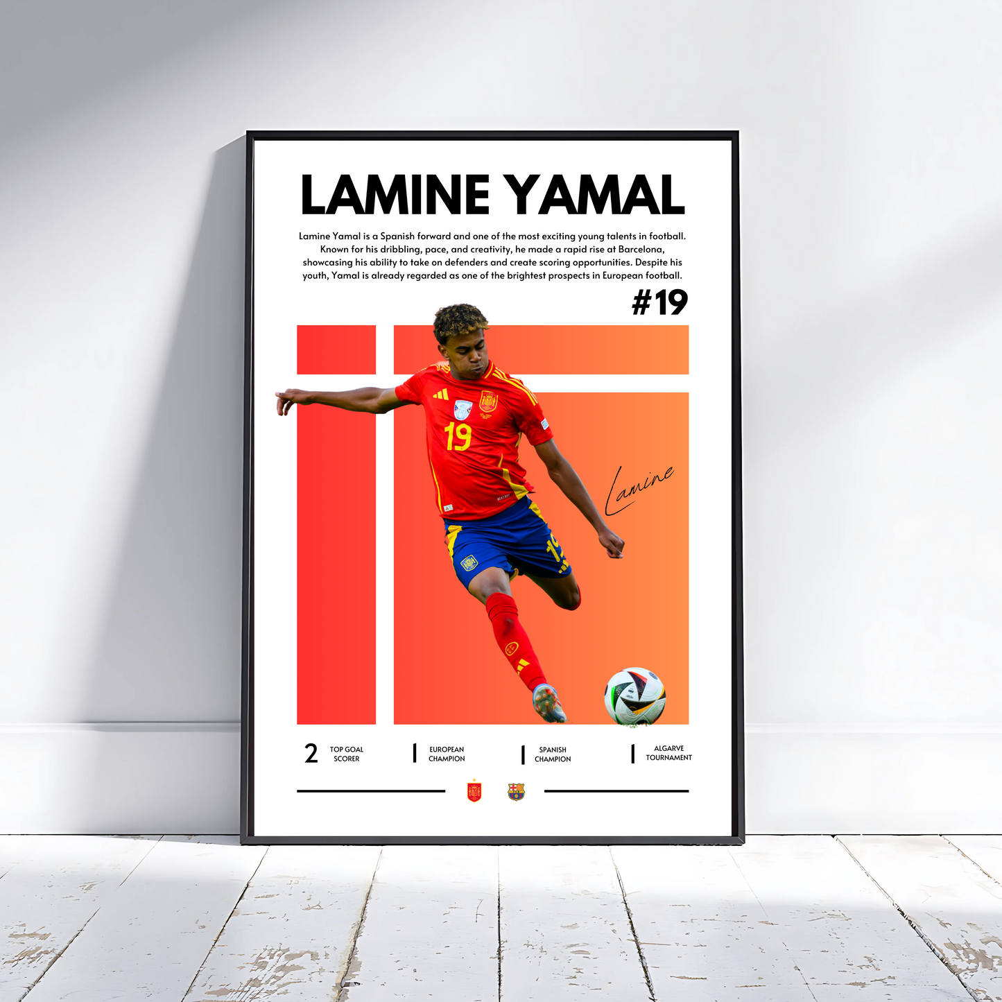 LAMINE YAMAL SPAIN COLOR