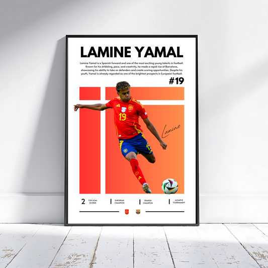 LAMINE YAMAL SPAIN COLOR