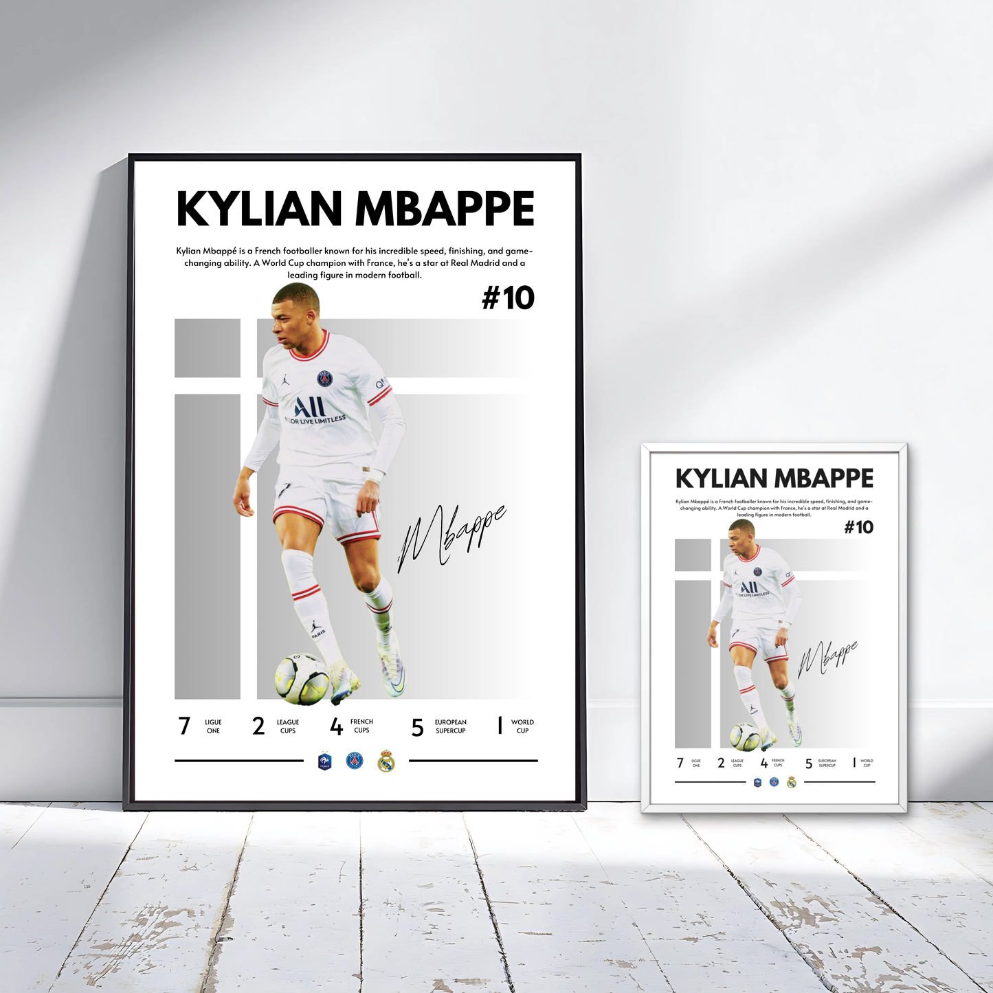KYLIAN MBAPPE PSG GREY