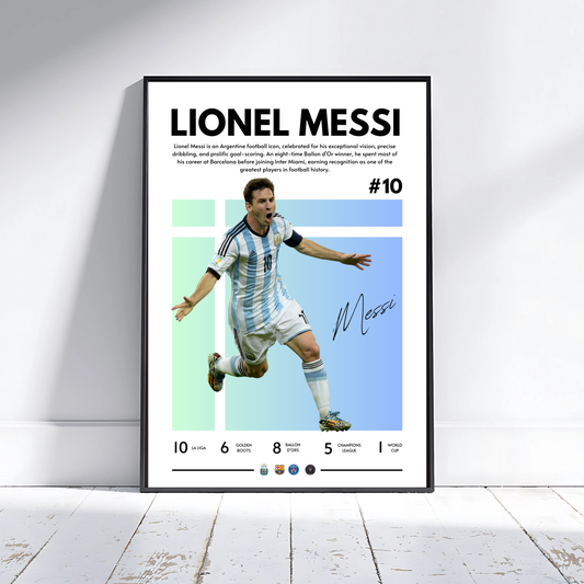 LIONEL MESSI ARGENTINA COLOUR