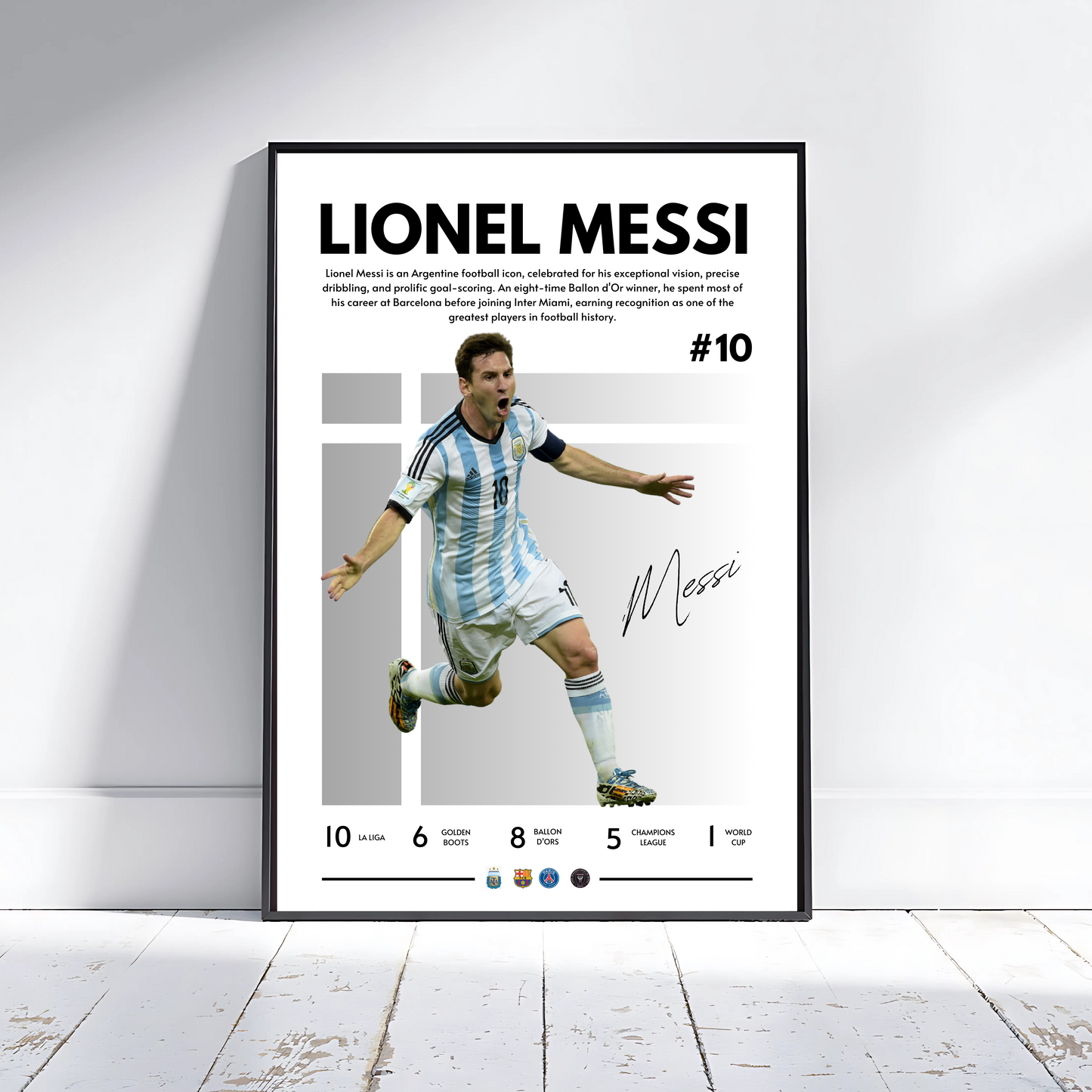 LIONEL MESSI ARGENTINA GRAY
