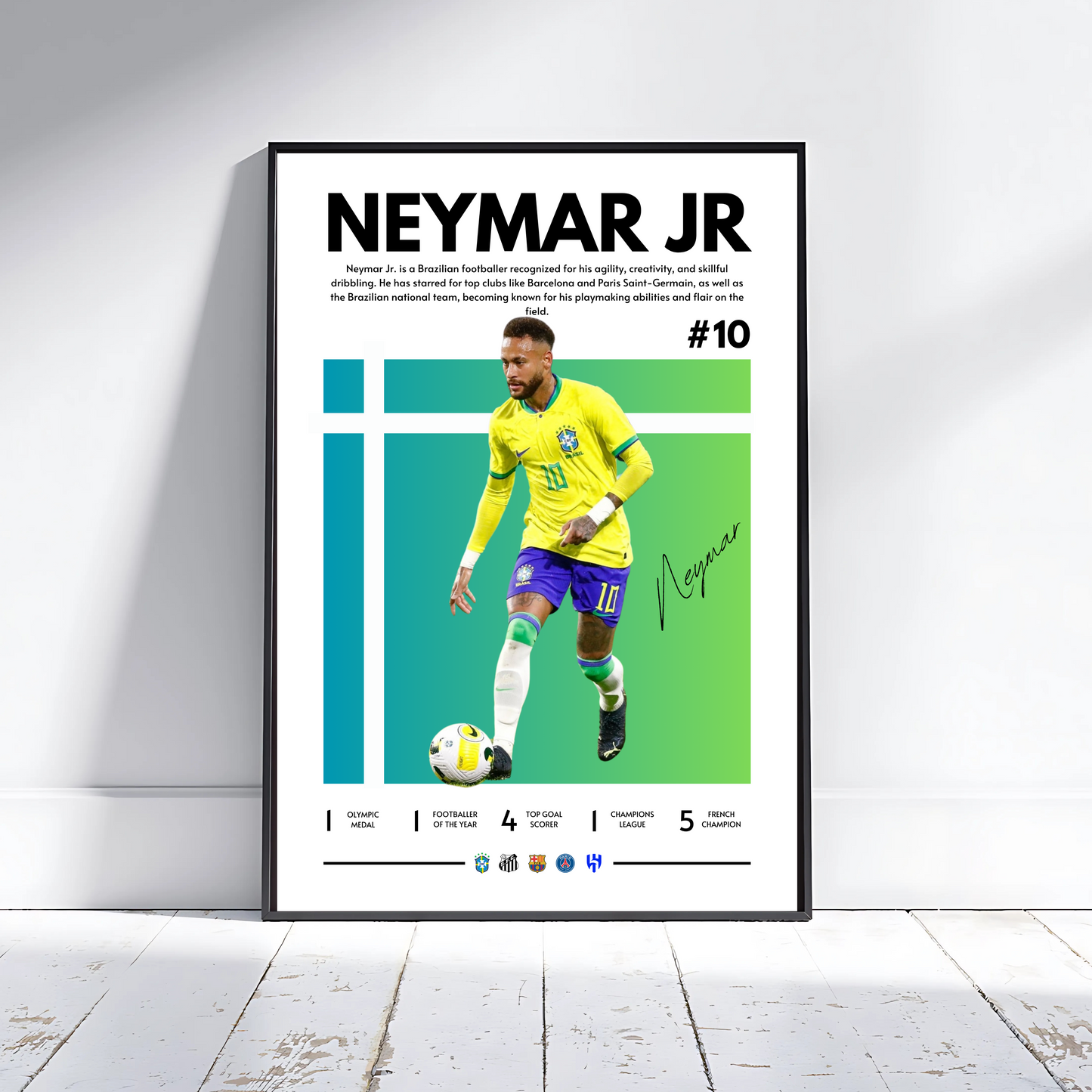 NEYMAR BRAZIL COLOUR