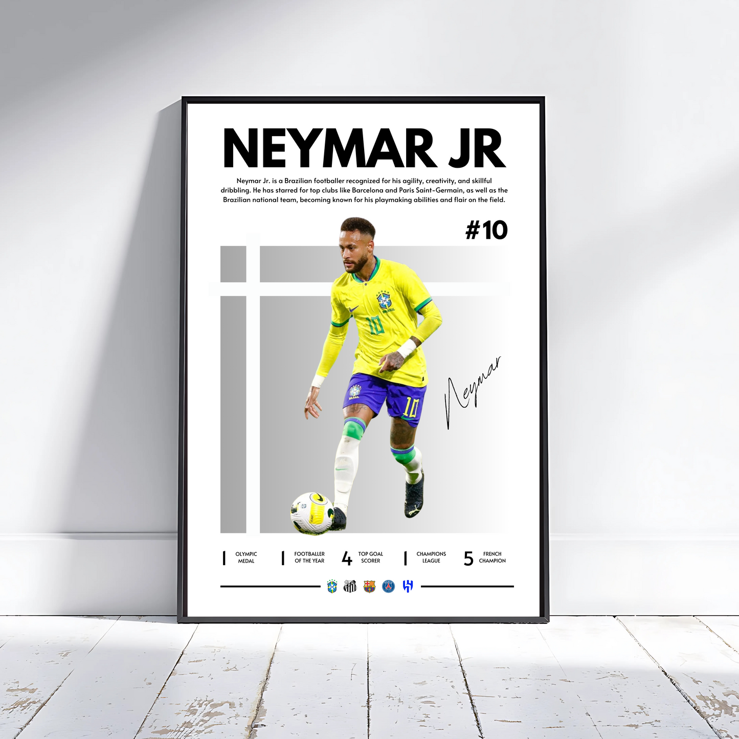 NEYMAR BRAZIL GREY