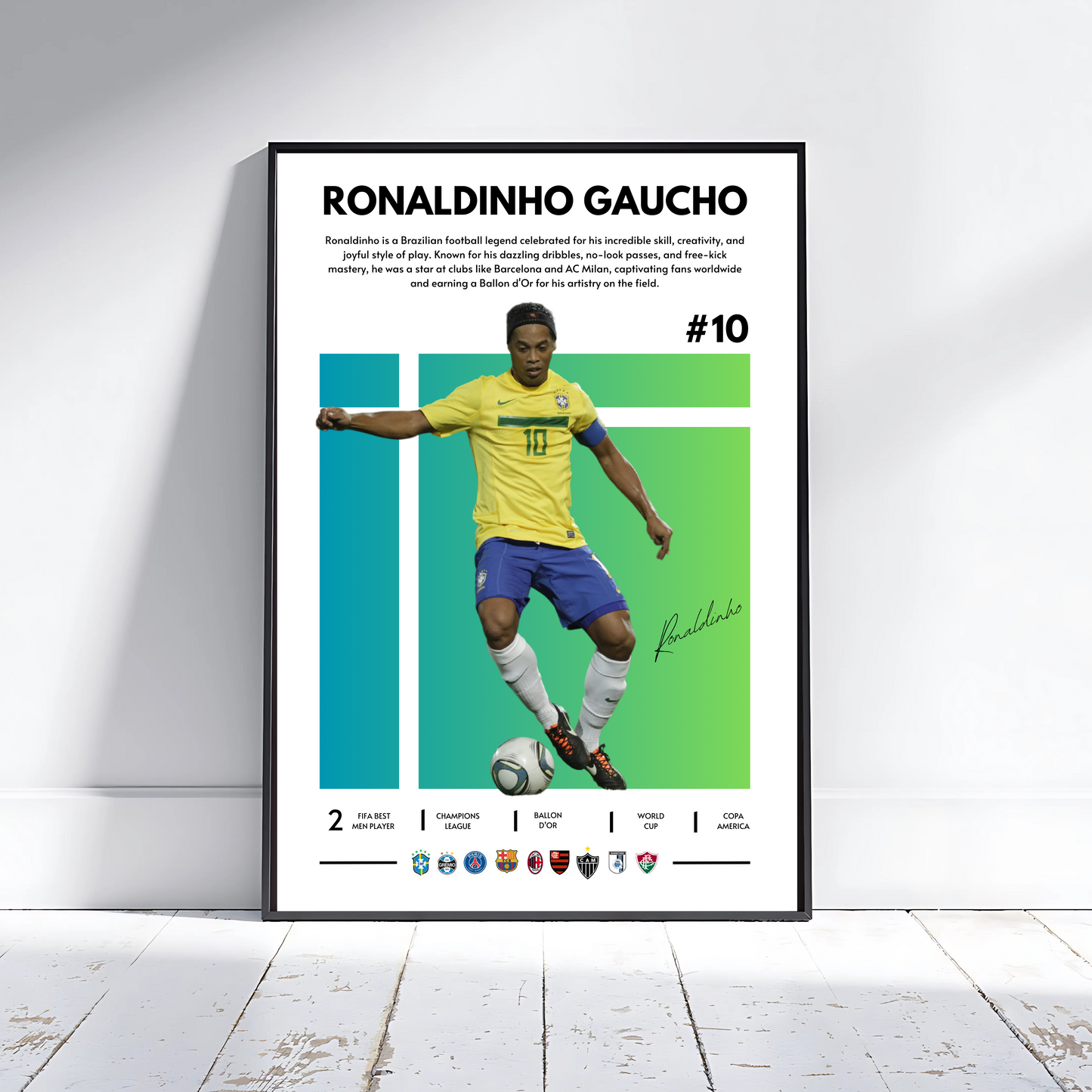 RONALDINHO BRAZIL COLOUR