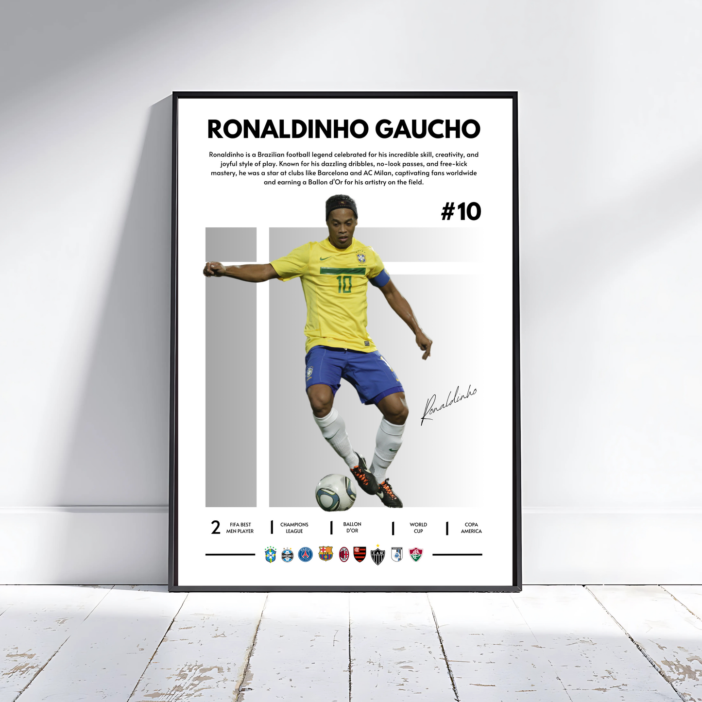 RONALDINHO BRAZIL GRAY