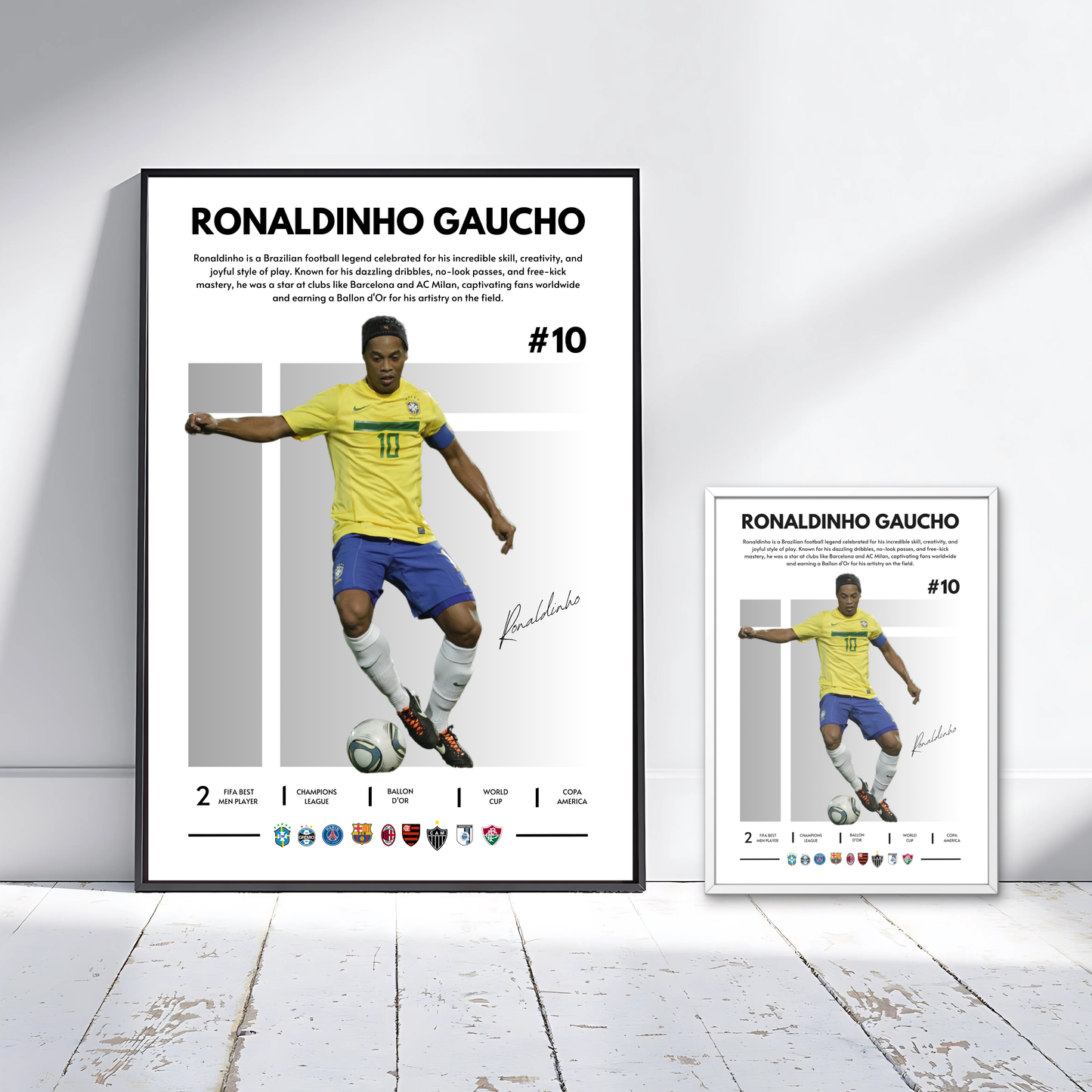 RONALDINHO BRAZIL GRAY
