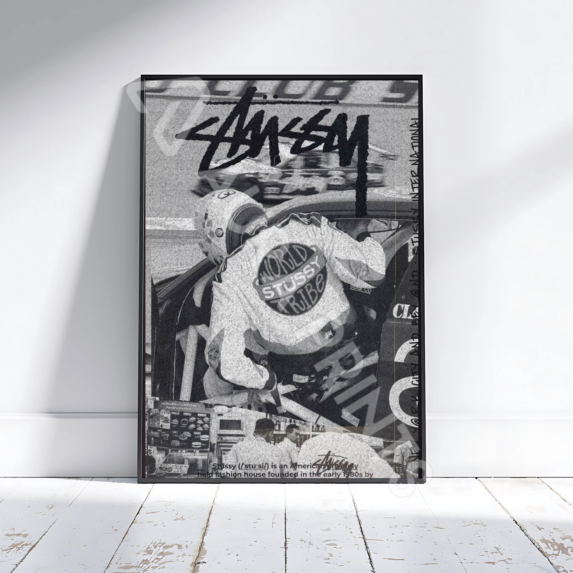 オールドステューシー WORLD TRIBE ポスター ヴィンテージ品 オールドステューシー WORLD TRIBE ポスター ヴィンテージ品