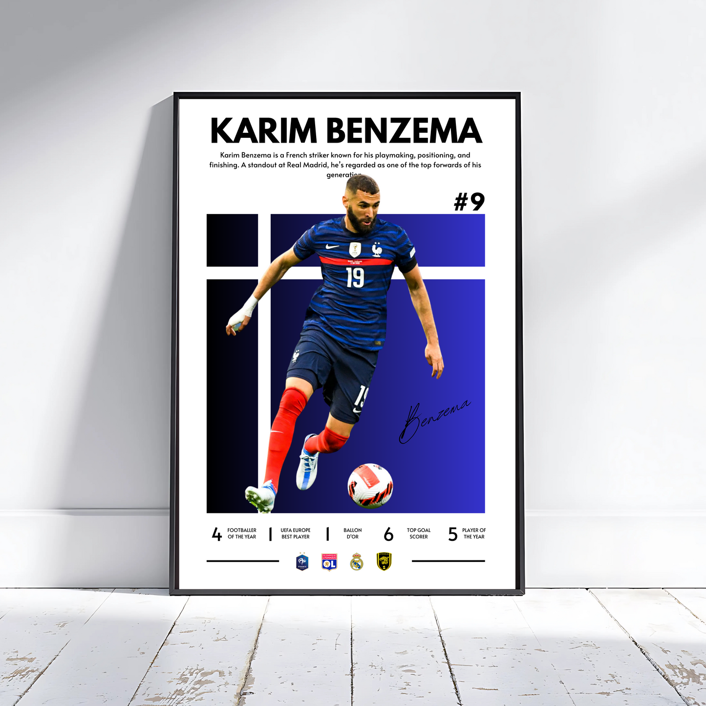 KARIM BENZEMA FRANCE COLOUR