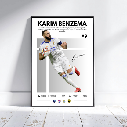 KARIM BENZEMA REAL MADRID GRAY