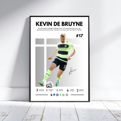 KEVIN DE BRUYNE MANCHESTER CITY GRAY