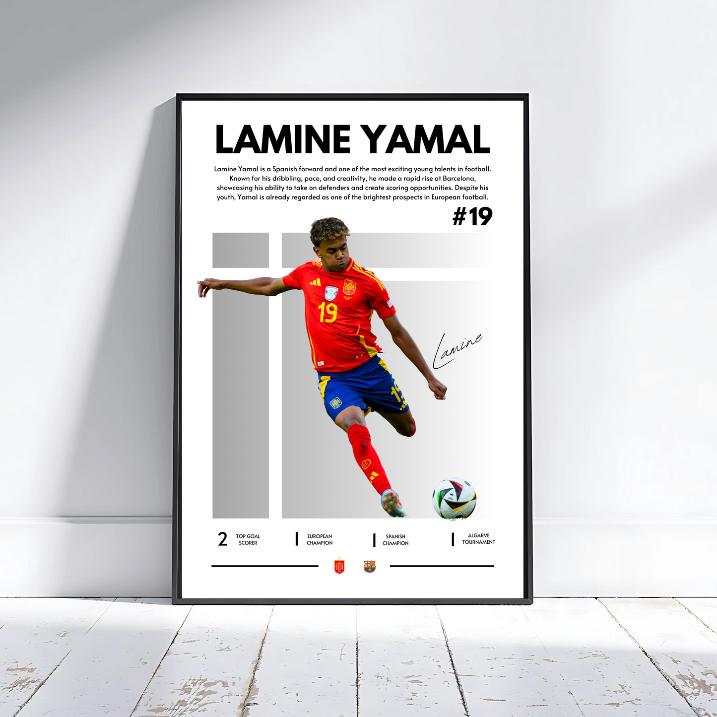 LAMINE YAMAL SPAIN GREY