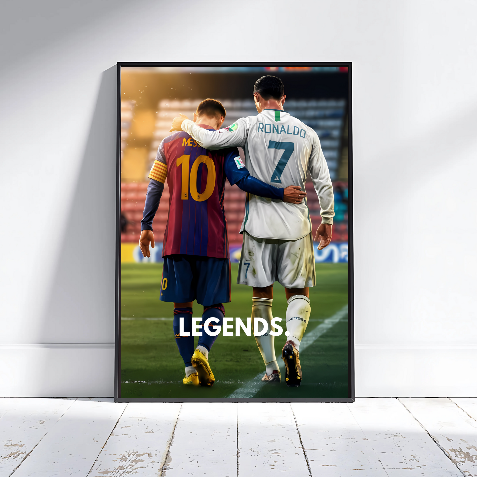 MESSI AND RONALDO LEGENDS – Aura Prints