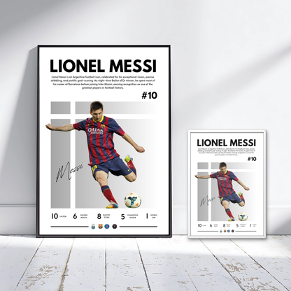 LIONEL MESSI BARCELONA GREY
